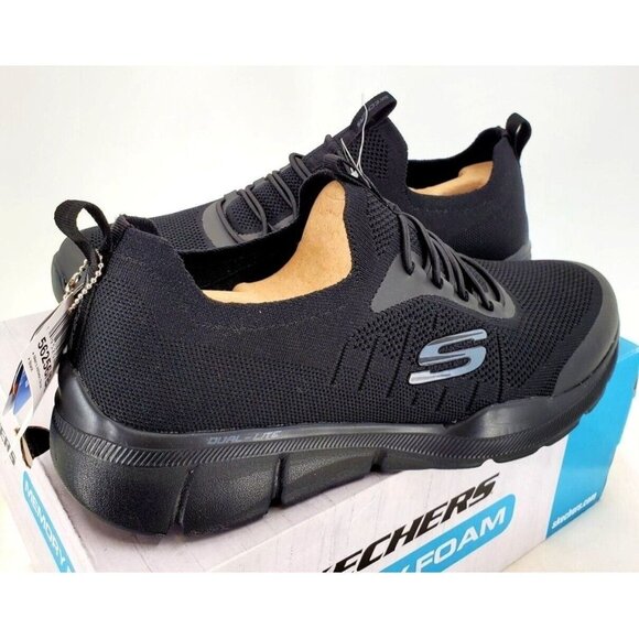 black cloth's skechers trainers - Picture 3 of 12
